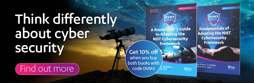 Think differently about cybersecurity. Get 10% off when you buy both books with DVSM code