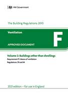 Approved document F - Ventilation - Volume 2: Buildings other than dwellings product image